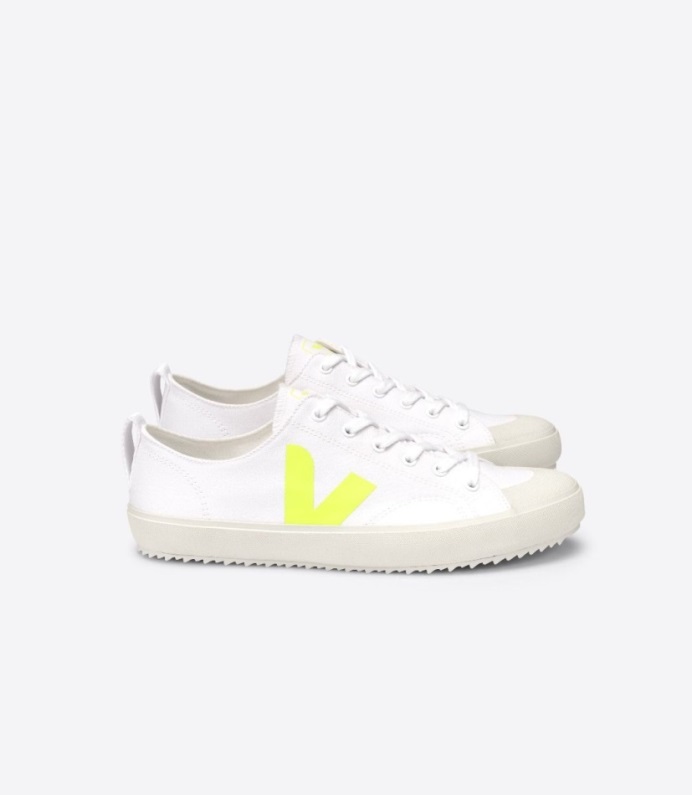 Se Original Ny Vit Jaune-fluo Canvas