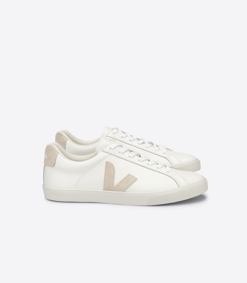 Perfekt Veja Original Läder Vit Sobel