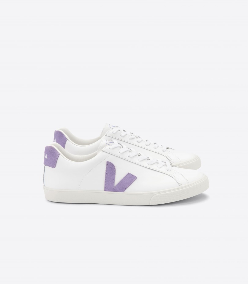 Veja Original Läder Extra Vit Lavandekollektion