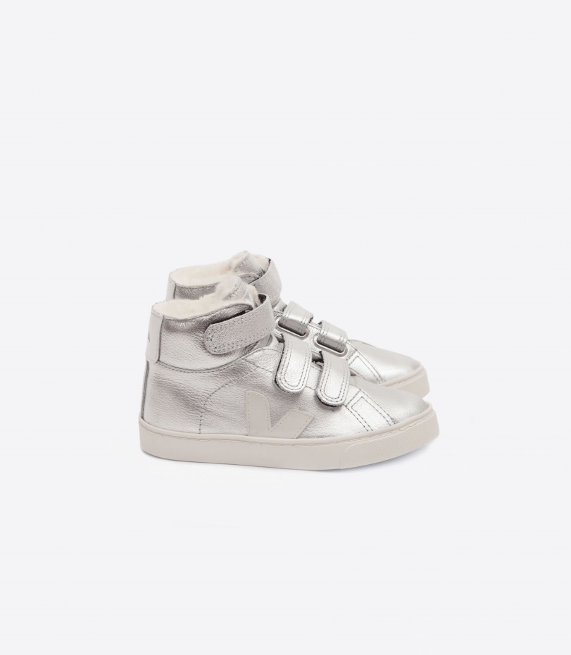 Veja Mid Fured Läder Silver Pierre Original