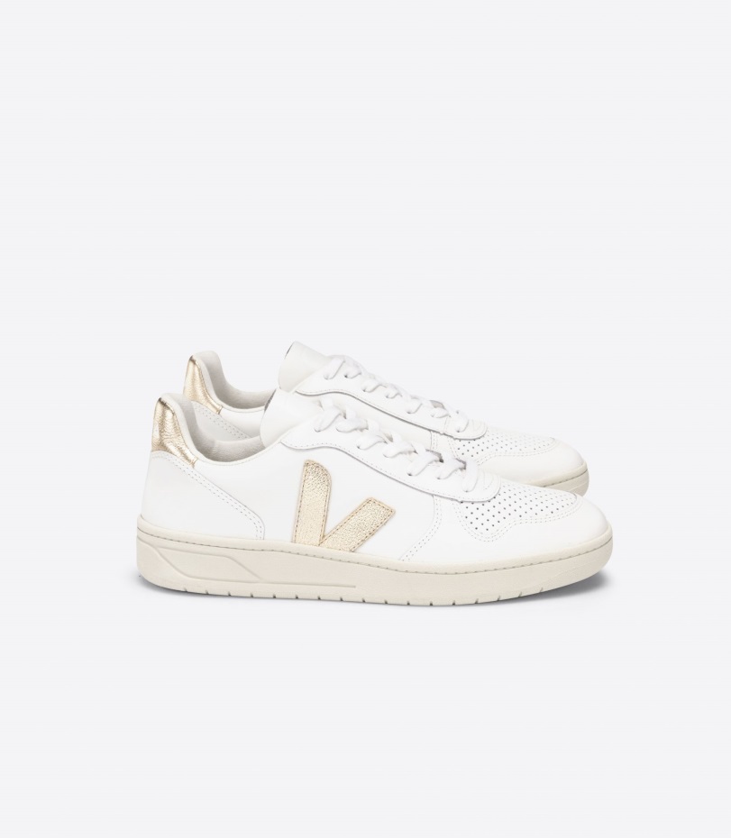 Veja Original Kollektion Läder Vit Platina