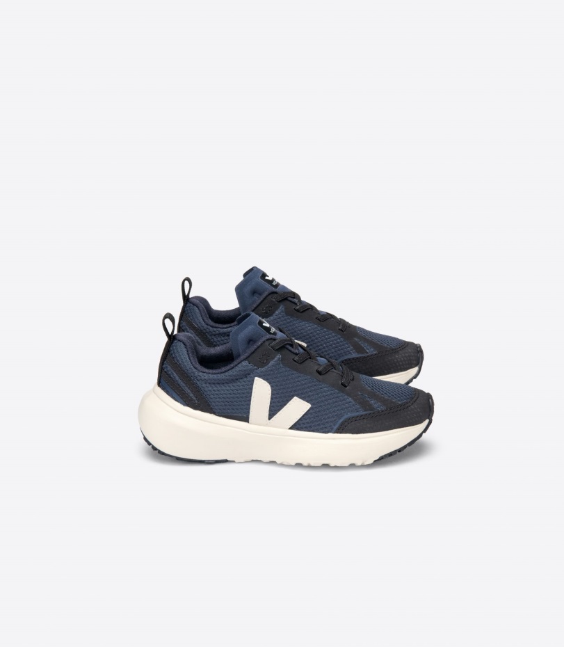 Veja Origional Series Elastic Laces Nautico Pierre Black