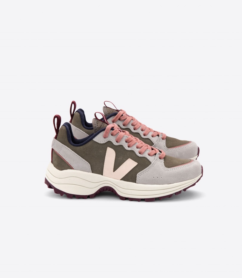 Original Veja Suede Kaki Sable Oxford Grey