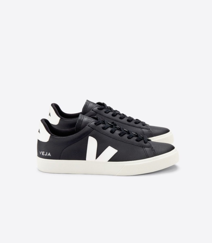 Chromefree Leather Black White Veja Origional