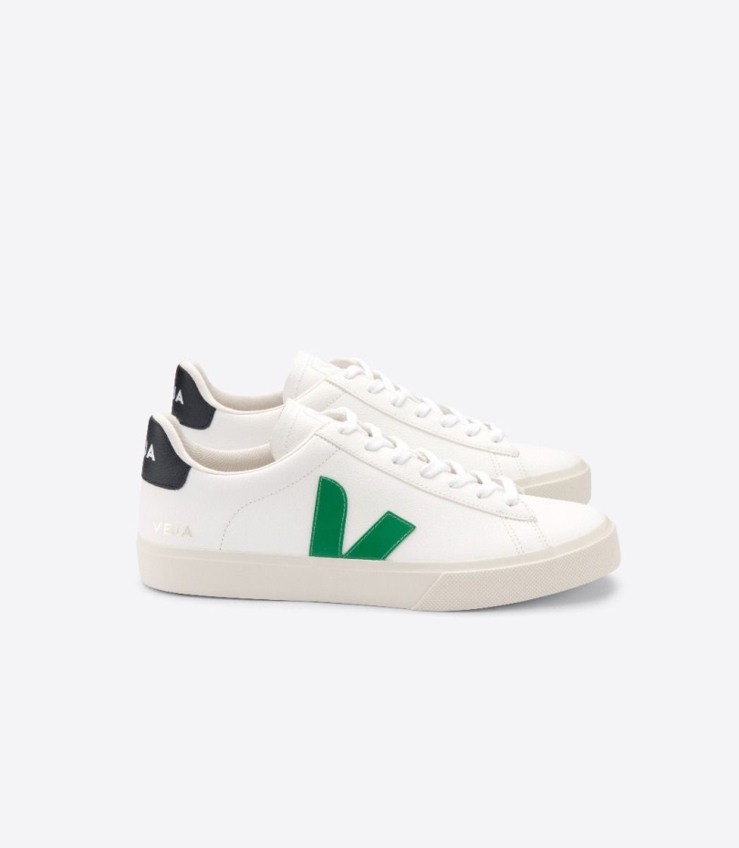 Chromefree Leather White Emeraude Black Series Veja Origional
