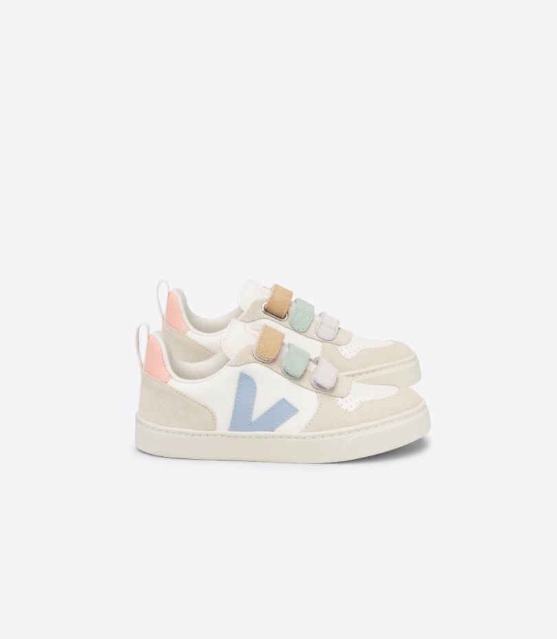 Collection Veja Origional Chromefree Leather Multico White Blue