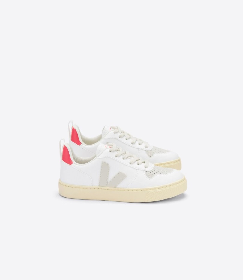 Collection Veja Origional Laces Cwl White Pierre Rose Fluo