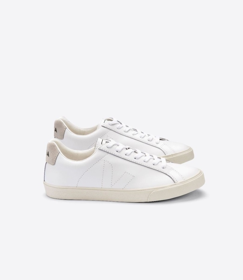 Leather White Veja Original