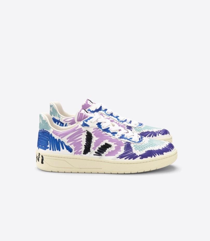 Leather Veja Origional X Marni Orchid Black Series