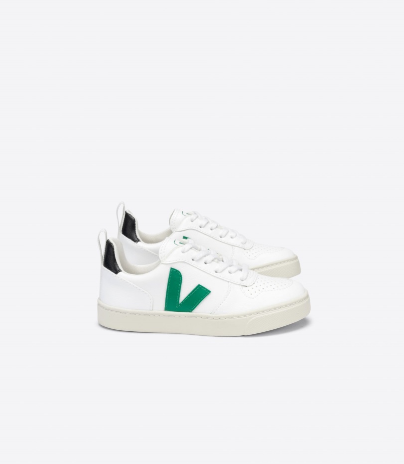 Veja Laces Cwl White Emeraude Black Original