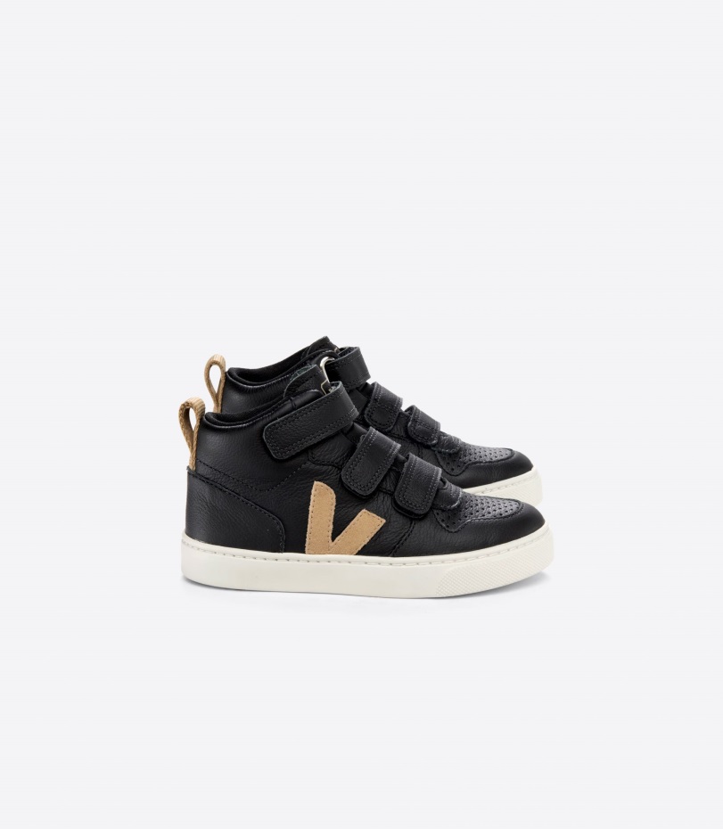 Perfect Veja Origional Mid Chromefree Leather Black Dune