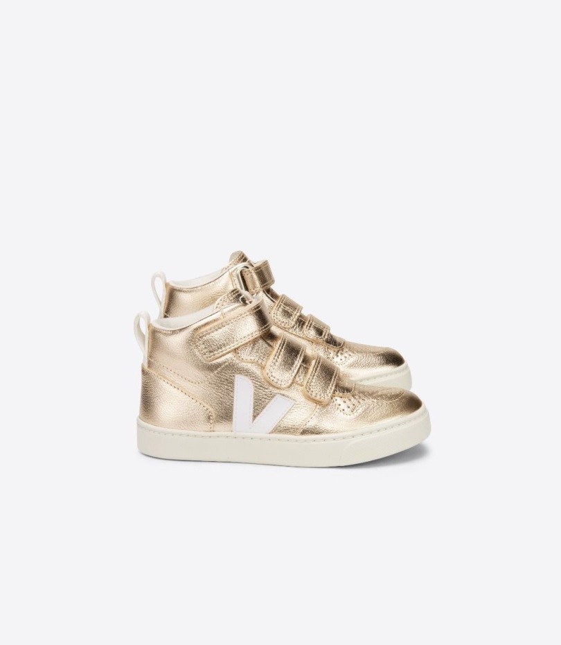 Premium Mid Chromefree Leather Platine White Veja Origional