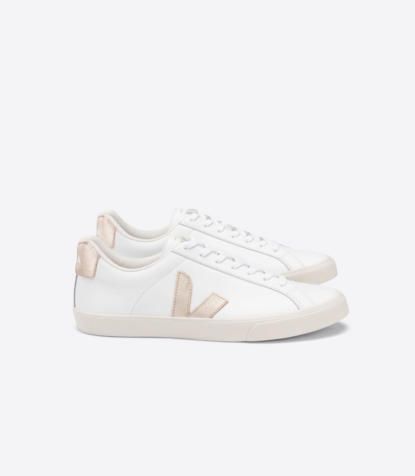 Leather White Platine Veja Origional