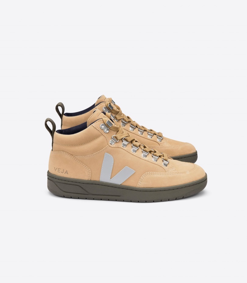 Suede Desert Oxford Grey Kaki Veja Origional