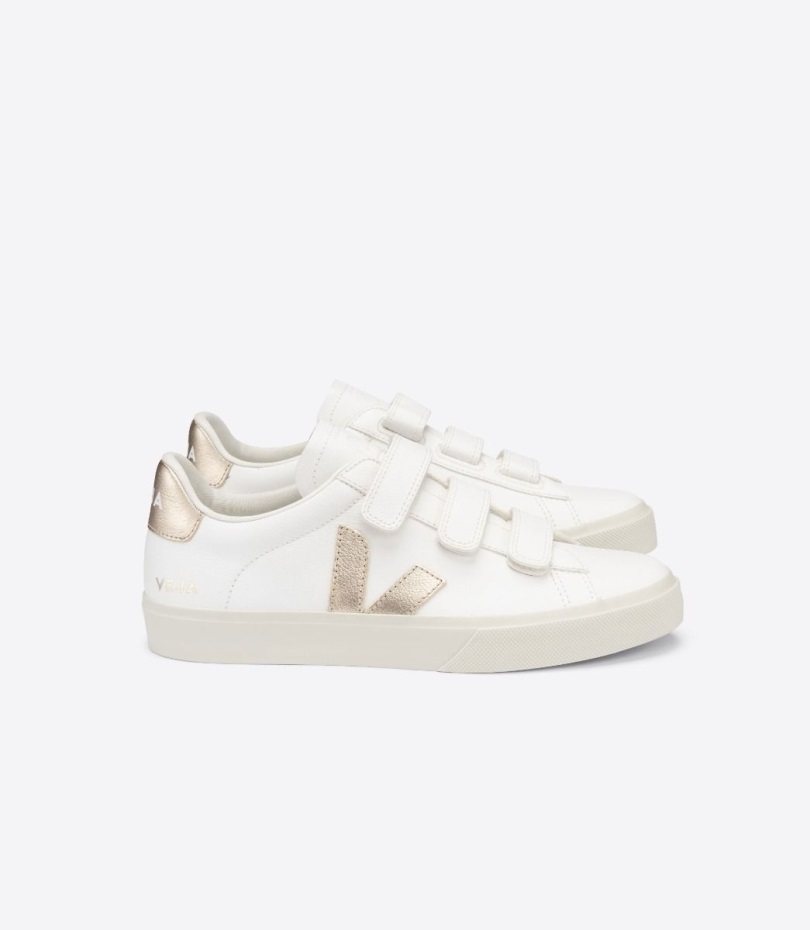 Chromefree Leather White Platine Premium Veja Origional