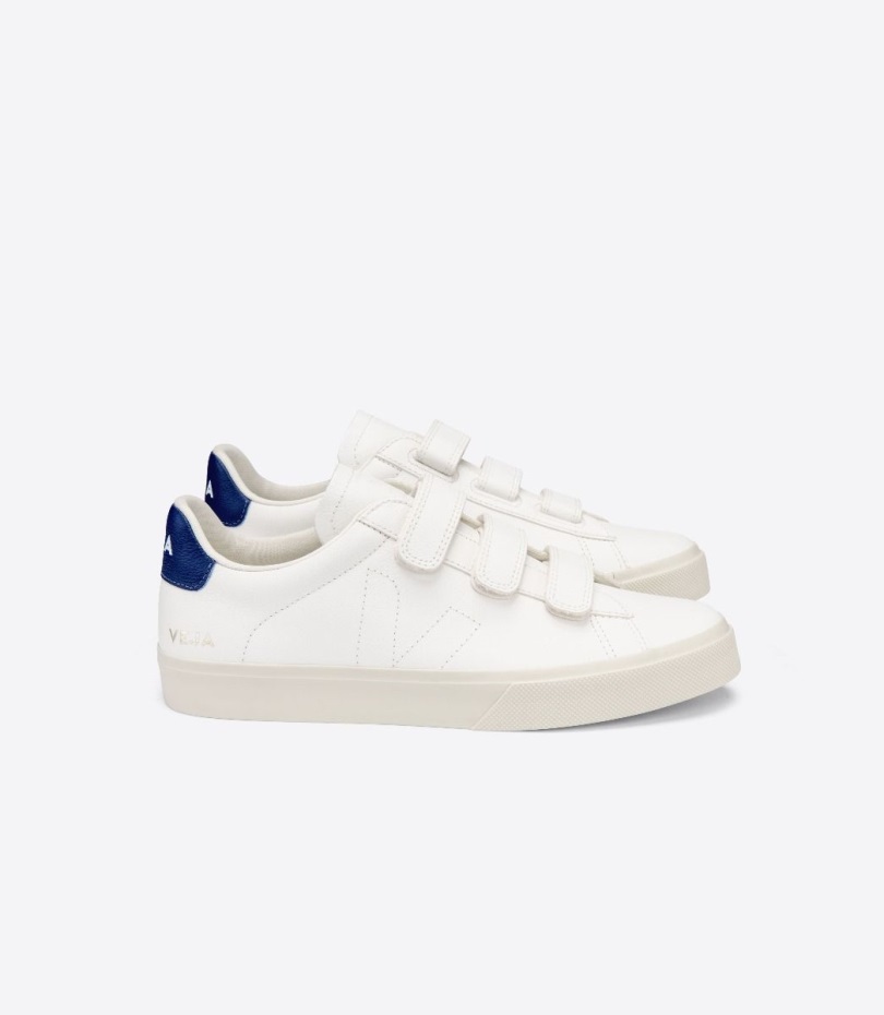 Chromefree Leather White Cobalt Perfect Veja Origional