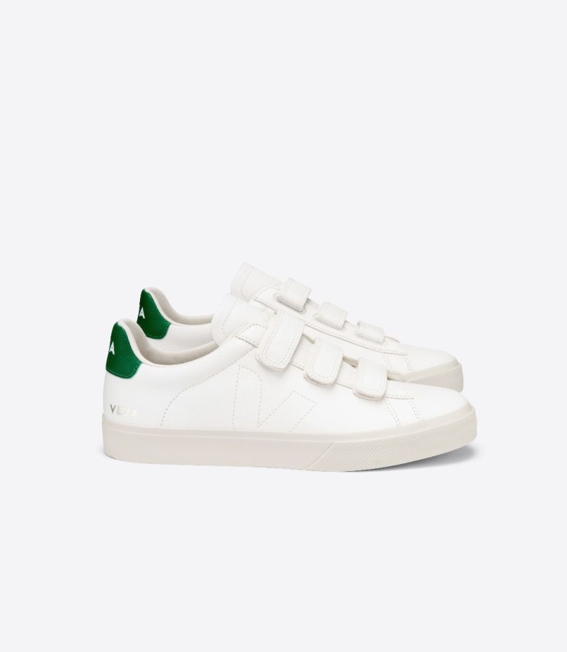 Chromefree Leather White Emeraude Veja Origional Special