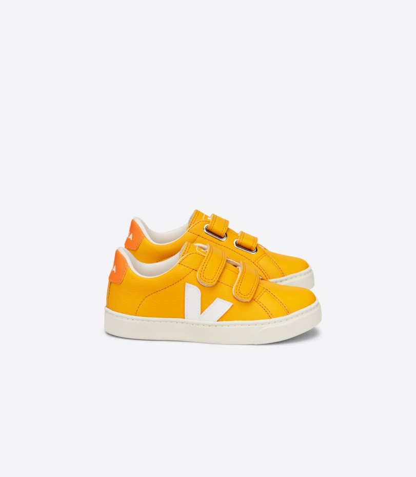 Collection Veja Origional Chromefree Leather Ouro White