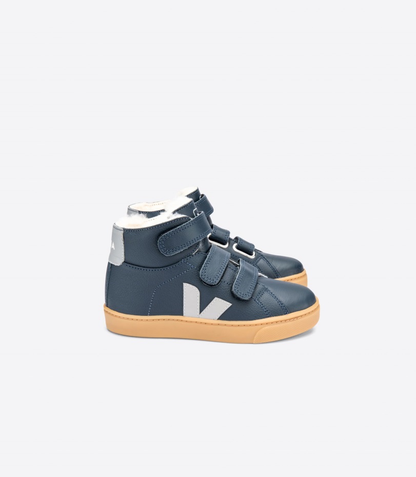 Samling Veja Original Mellanpälsad Läder Nautico Oxford Grå