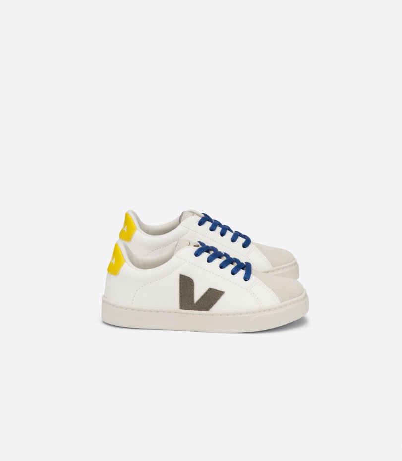 Snören Kromfritt Läder Vit Moonrock Tonic Veja Original