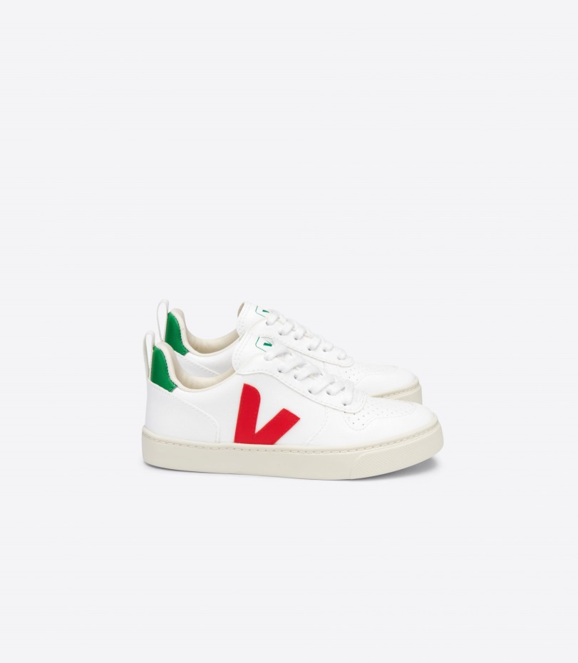 Veja Original Perfekta Snören Cwl Vit Pekin Emeraude