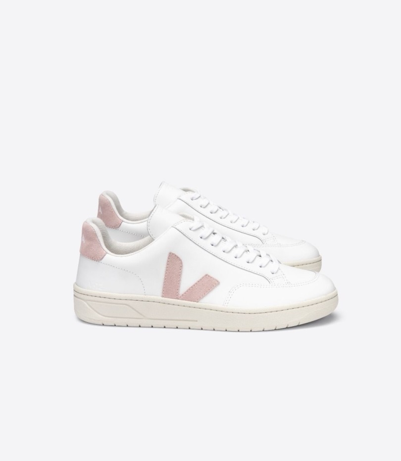 Läder Vit Babe Original Veja