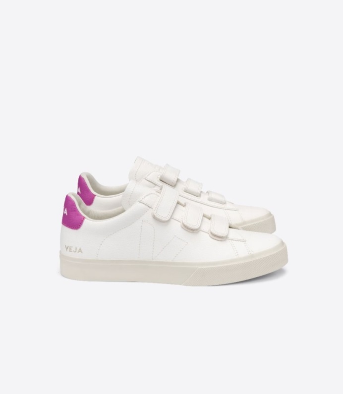 Veja Original Recife Kromfritt Läder Vitt Ultraviolett