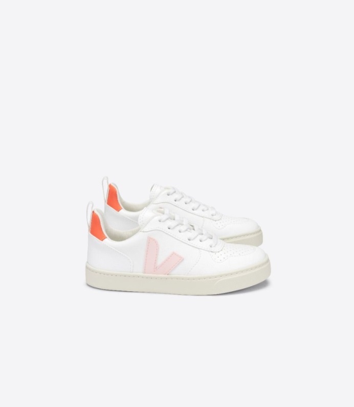 Veja Original V-10 Snören Cwl Vit Kronblad Orange Fluo
